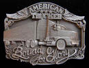 American Trucker Bound For Glory Belt Buckle